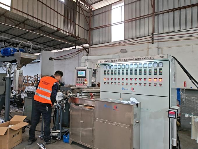 Designed for manufacturers who refuse to compromise on stability and versatility, WIRECANâs 80+60+50mm triple-layer co-extrusion plant is more than just equipmentâit is a comprehensive turnkey powerhouse for high-performance wire production. Whether you are manufacturing PVC building wires, low-voltage electrical cables, or complex multi-layer power and control lines, this system delivers unmatched precision. By synchronizing three specialized extruders (80mm, 60mm, and 50mm), the plant allows for the seamless integration of functional layersâoptimizing everything from insulation and protective cladding to precise color identification in a single pass. Why Top Manufacturers Choose WIRECAN: Precision Engineering: Controlled by a centralized PLC + HMI interface, the system guarantees superior concentricity and razor-sharp layer thickness accuracy. End-to-End Automation: Weâve integrated extrusion, cooling, real-time testing, and automated packaging to create a "hands-off" production environment that slashes labor costs. Global Compliance: Built to meet rigorous European and North American standards, this platform is ready-made for export-oriented businesses looking to scale in international markets. WIRECAN â Precision extrusion solutions for the global cable industry.