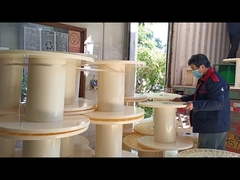 Kabel die machine en spoellading verdraaien