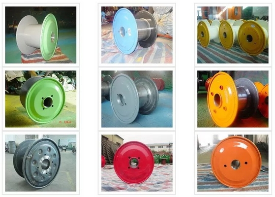 Het dubbele Staal van de Laaghoge snelheid Bobbin Spool Cable Metal Drum