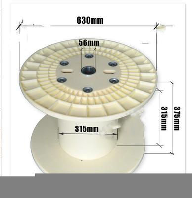 ABS het Plastic Draadtrekken van Bobbin Spool For Wire And