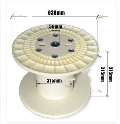 ABS het Plastic Draadtrekken van Bobbin Spool For Wire And