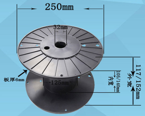 ABS het Plastic Draadtrekken van Bobbin Spool For Wire And