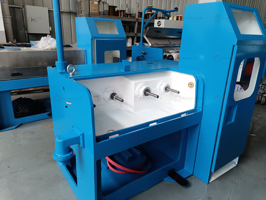Koperen fijndraad trekmachine met annealer