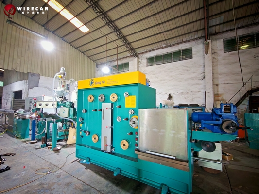 High-Speed LAN Cable Extrusion Line. φ65+φ40 Tandem Extrusion Line.