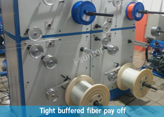 190m/Min Duplex Fiber Optic Cable-Productielijn voor FTTH-Dalingskabel