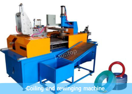 Automatische PLC het Rollen en de Verpakkingsmachine van de Controle780rpm Draad met pvc-Film