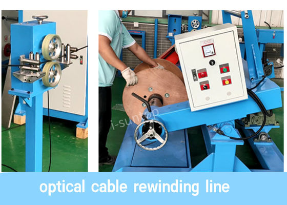 SGS Kabel die Machine, 50HZ-Kabel rollen die Machine met Meterteller opnieuw opwinden