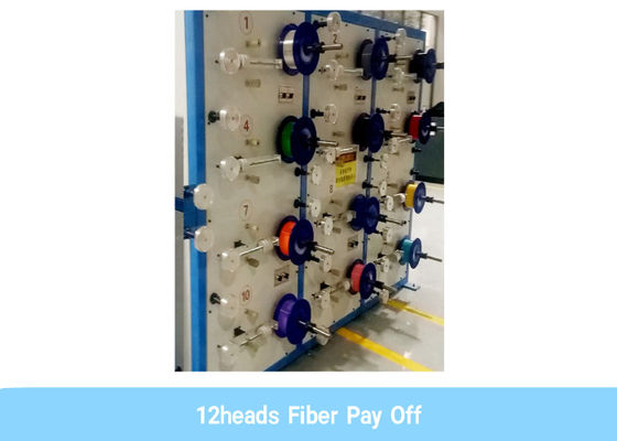 300m / Min Optic Fiber Buffering Line die voor PBT Centrale Buiskabel met een laag bedekken