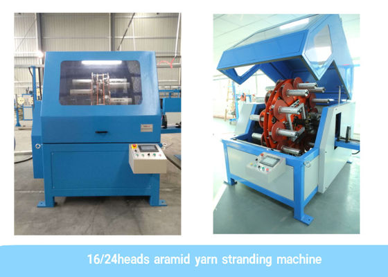24 het hoofdgaren die van 20N 120rpm Aramid Optische de Kabelmachine vastlopen van de Machinevezel