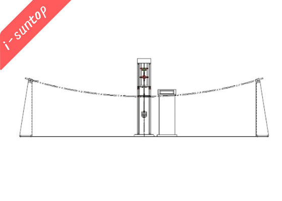 8time/Min Cable Hook Test Equipment, Openlucht de Testmateriaal van de Vezel Optisch Kabel