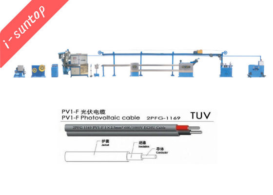 Koper 200m/Min Wire Harness Manufacturing Equipment voor Photovoltaic Kabel