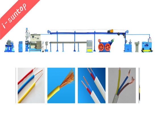 Pvc-de Uitdrijvingsmachine van de Huisvestingsdraad voor 1,5/2.5mm Vierkant