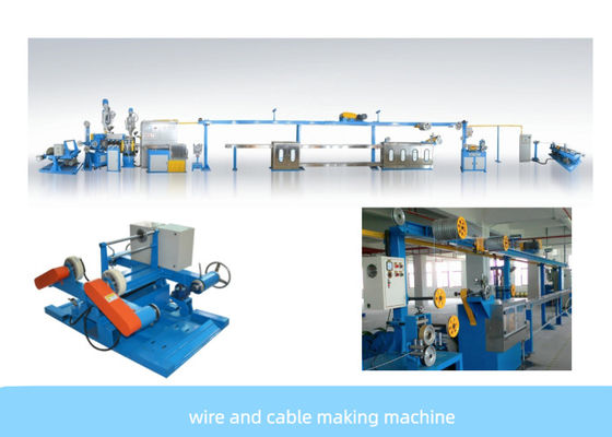 Dubbele van de de Kabelextruder van Laag40hp pvc van de de Machinekabel de Uitdrijvingslijn