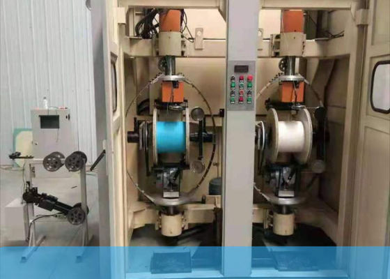 Cat5/6 van het de Draadpaar van de Netwerkkern de Draaimachine, 50Hz Dubbel Bobbin Back Twist Machine