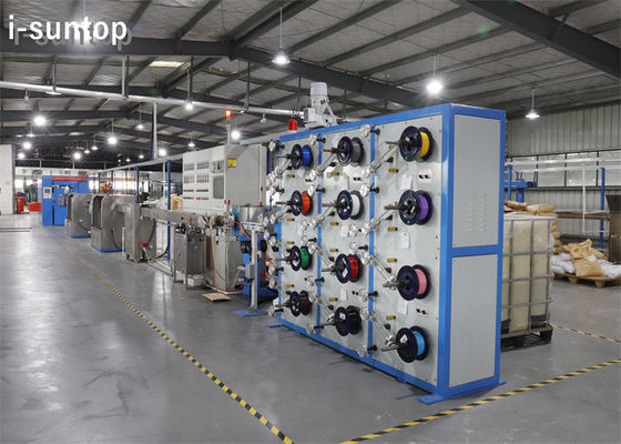 12-24 de kernen kiezen Wijze en Secundaire de Deklaagproductielijn uit van Multimode Vezel Optische Kabel