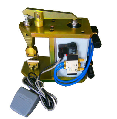Van de de Kabel Plooiende Machine van het vezel Optische Flard Verticale Pneumatische Crimper
