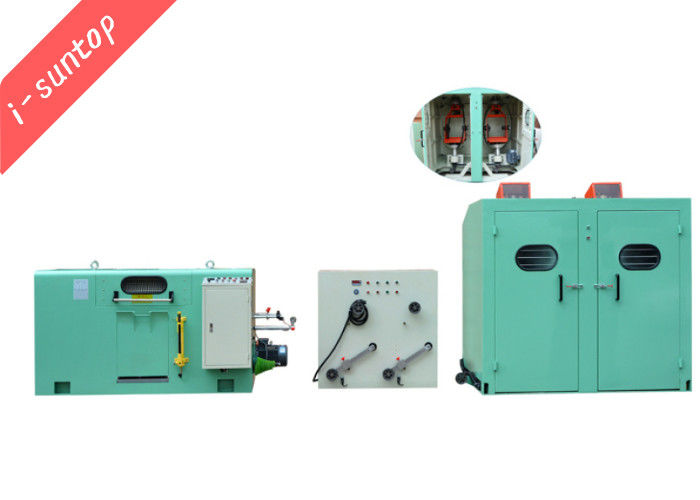 Cat5/6 van het de Draadpaar van de Netwerkkern de Draaimachine, 50Hz Dubbel Bobbin Back Twist Machine