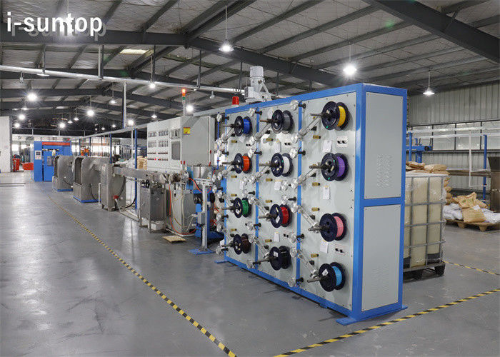 12-24 de kernen kiezen Wijze en Secundaire de Deklaagproductielijn uit van Multimode Vezel Optische Kabel